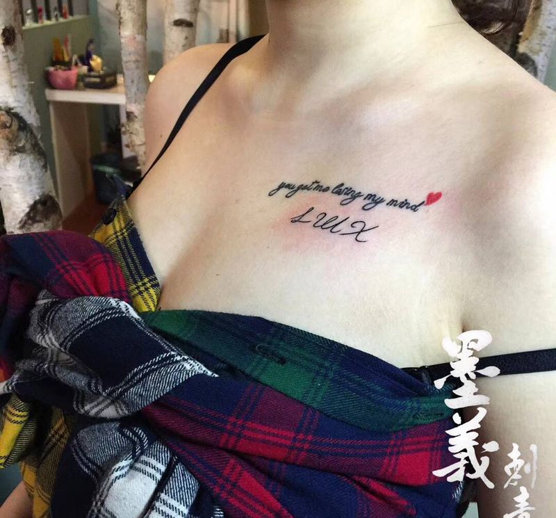 字母纹身图片_插画手稿成品肩部背部手部传统写实几何植物纹身图案