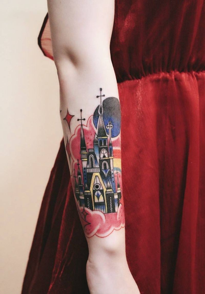 梦想中的家纹身图片