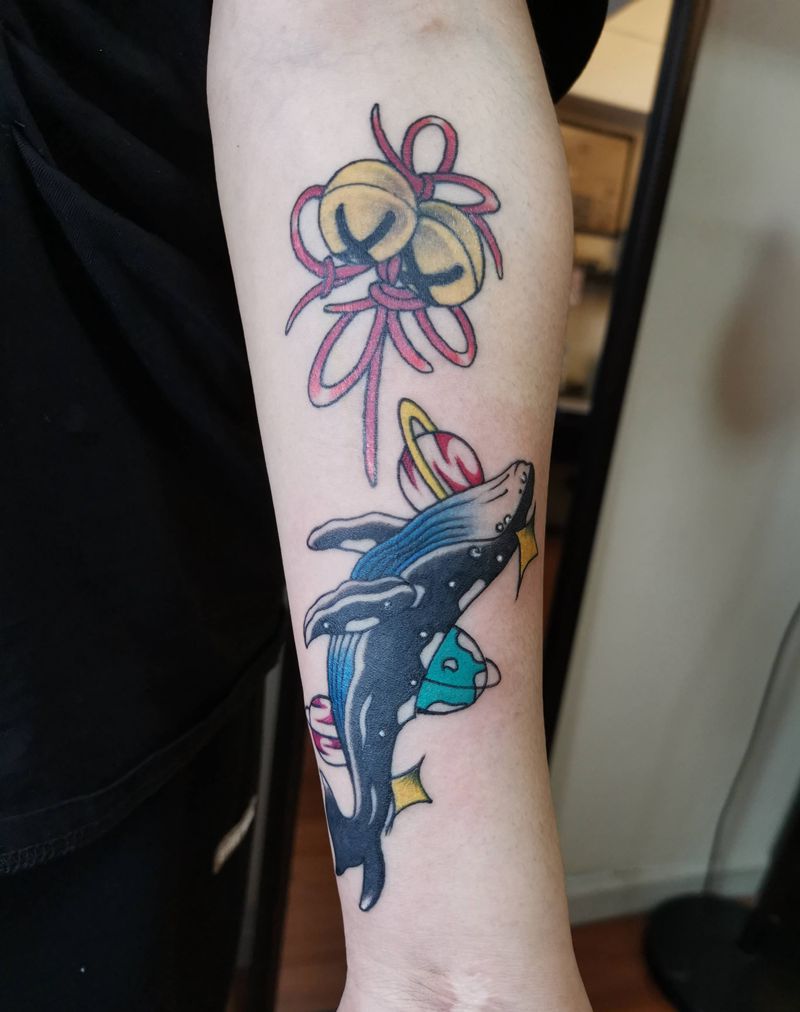 小图纹身图片_肩部手臂Old School纹身图案