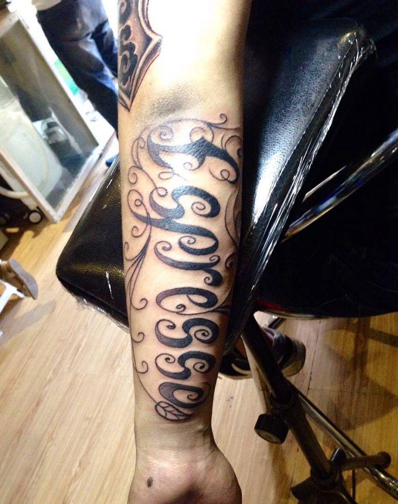 花臂部分纹身图片