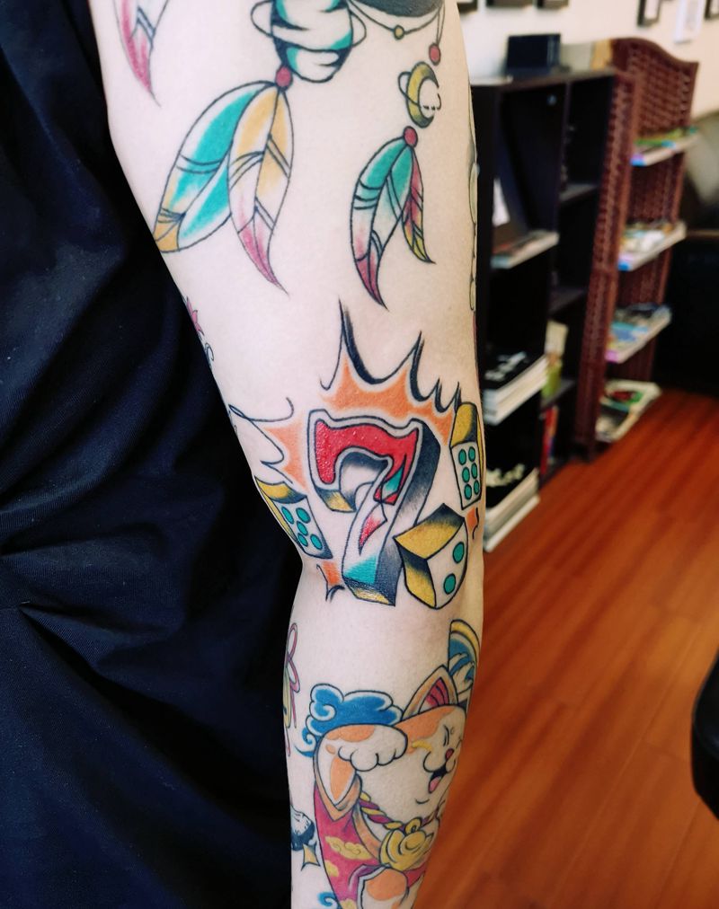 7纹身图片_手臂纹身图案