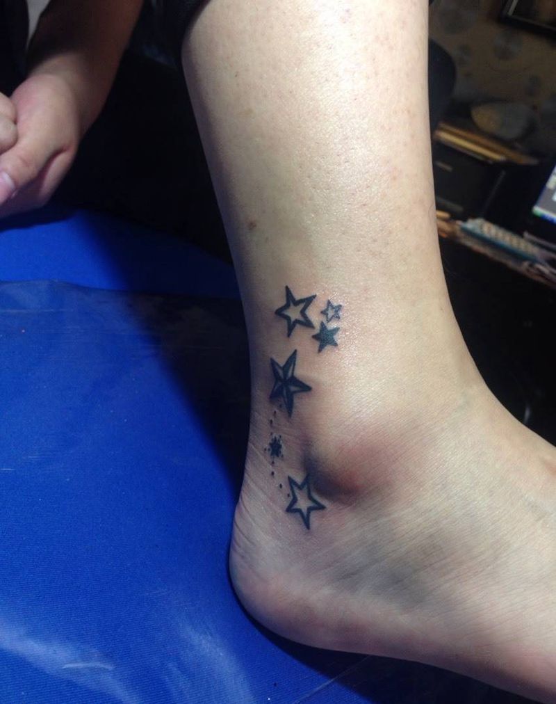 小星星纹身图片