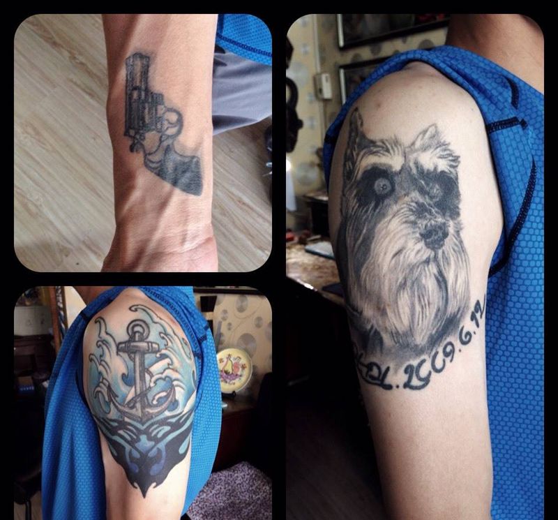 三年的恢复纹身图片_成品动物纹身图案