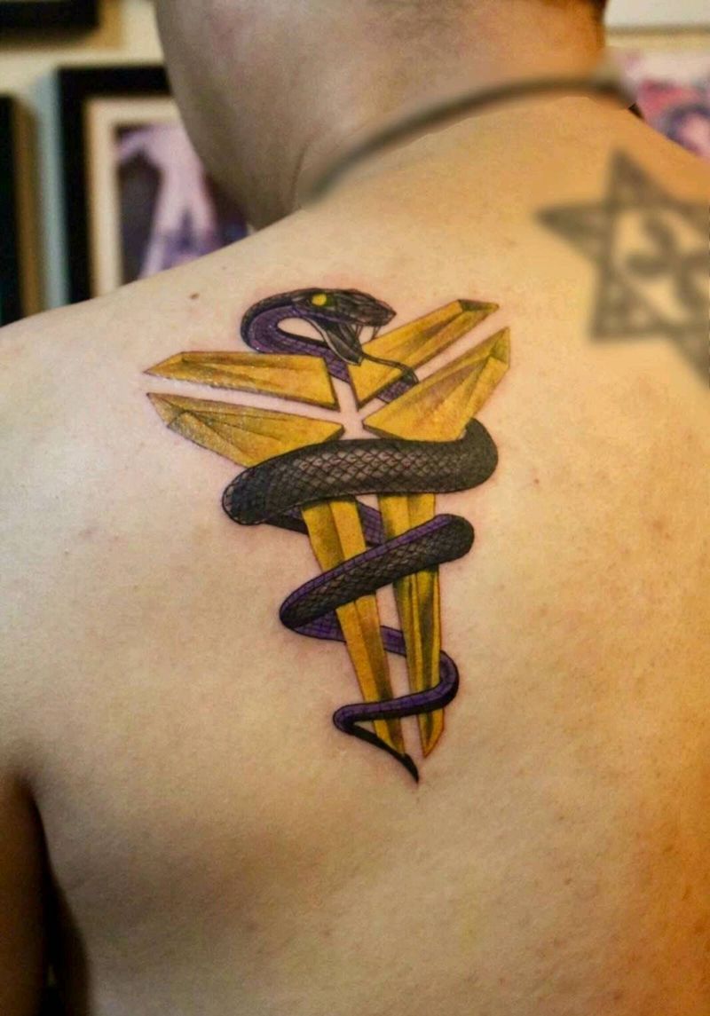 科比纹身图片_手臂背部纹身图案