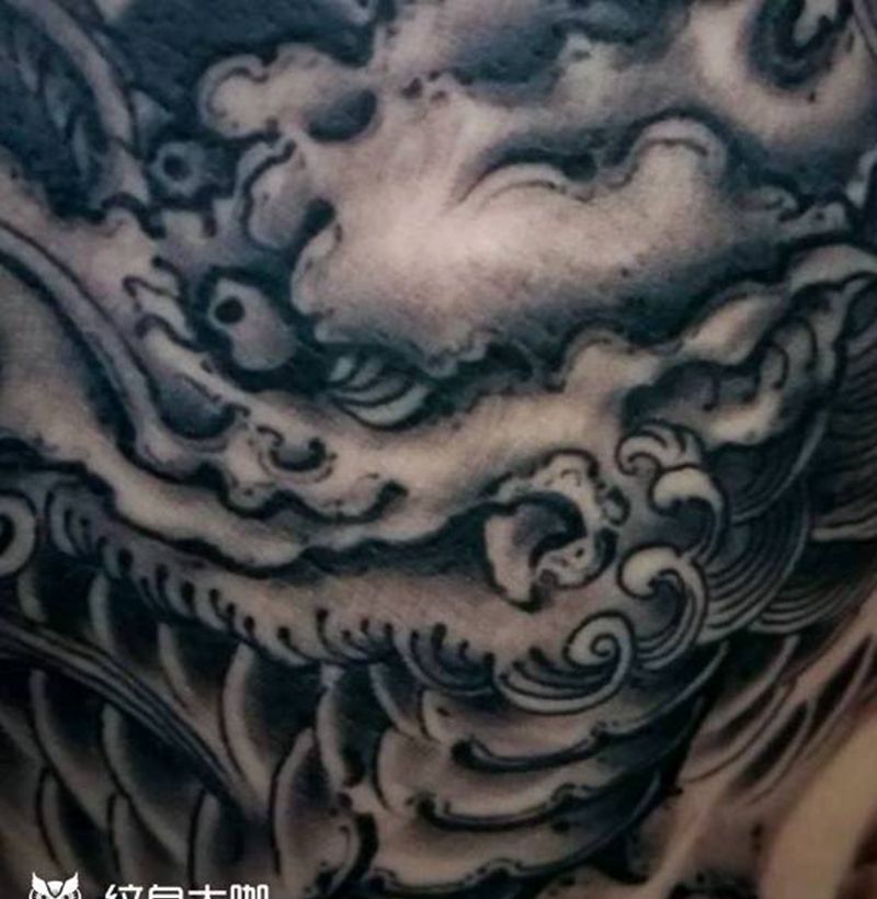 麒麟纹身图片_宇刺青纹身图案