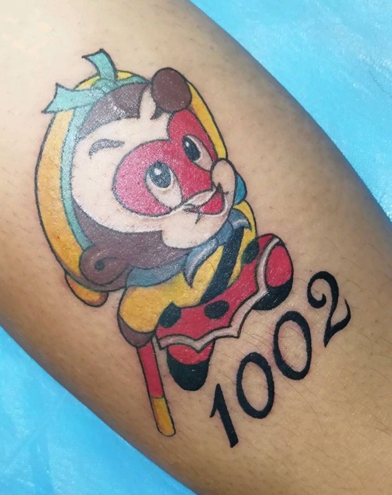 卡通纹身图片_清新纹身图案