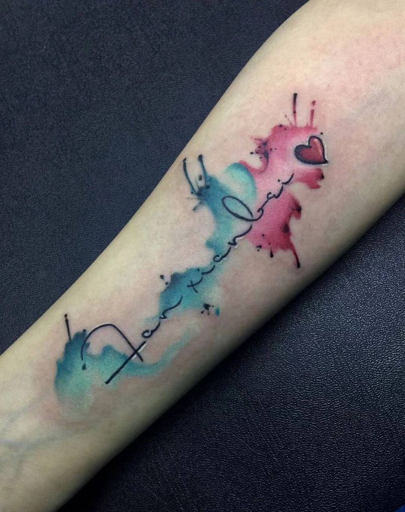 小清新纹身图片