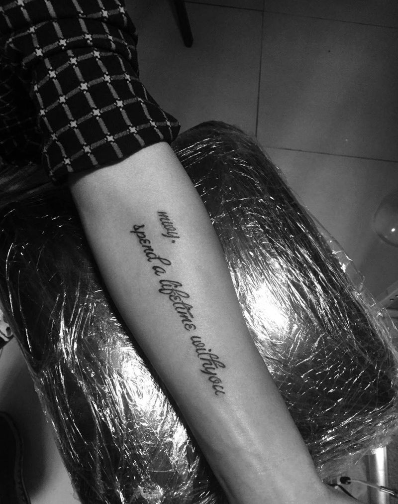 英文字母纹身图片