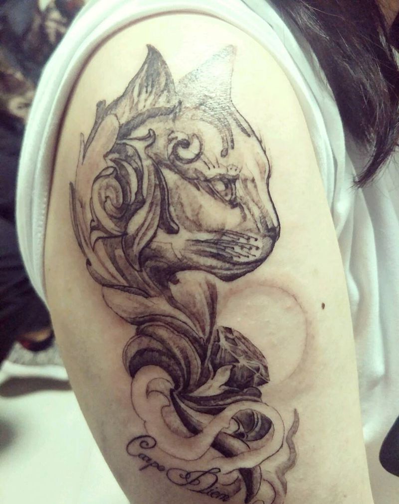 斯芬克斯猫纹身图片