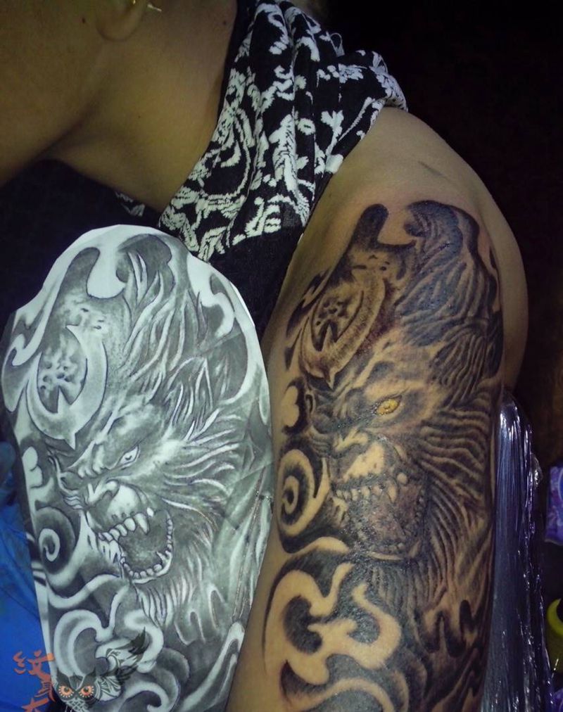 斗战胜佛纹身图片