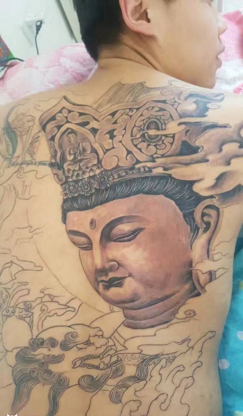 大佛纹身图片