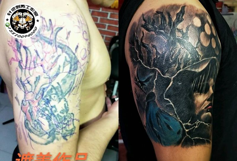 遮盖作品纹身图片