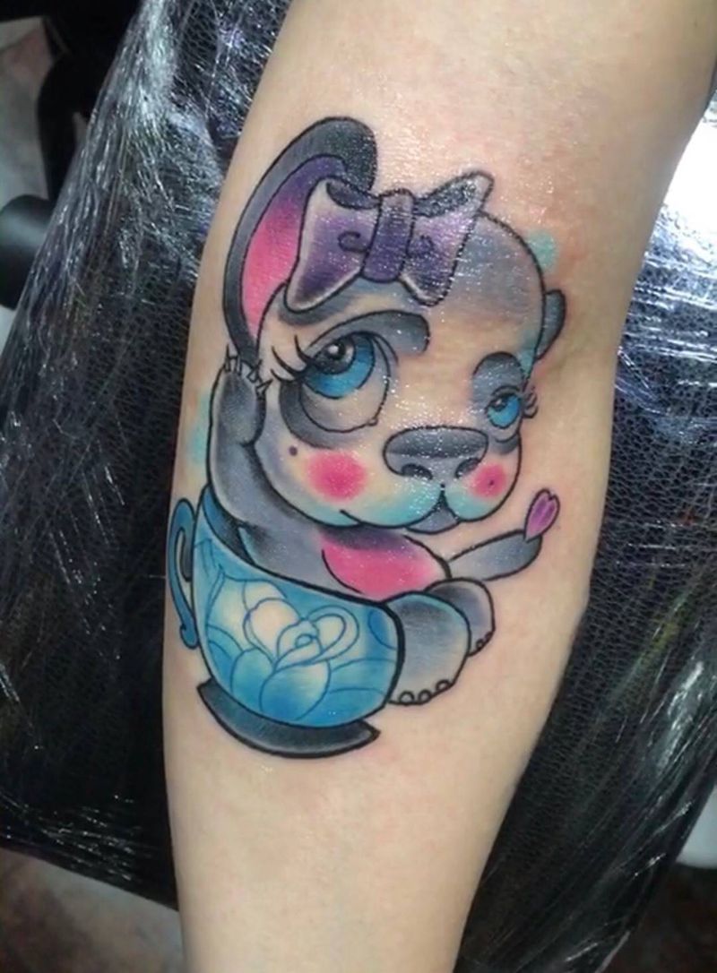 New school纹身图片