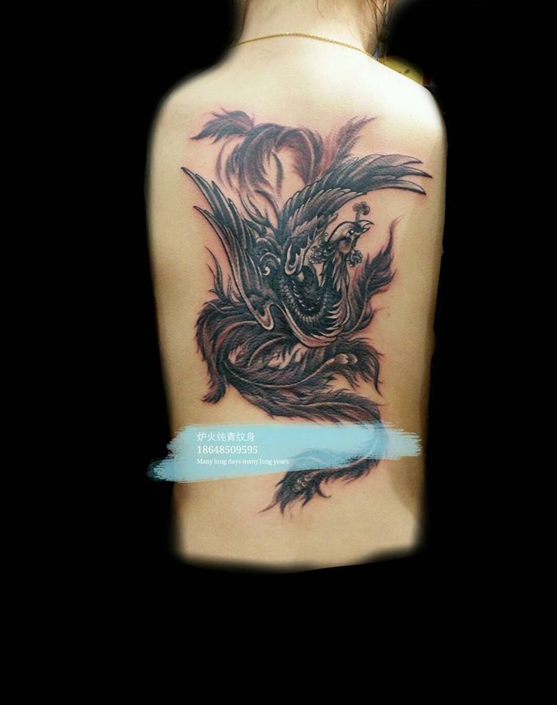 凤纹身图片