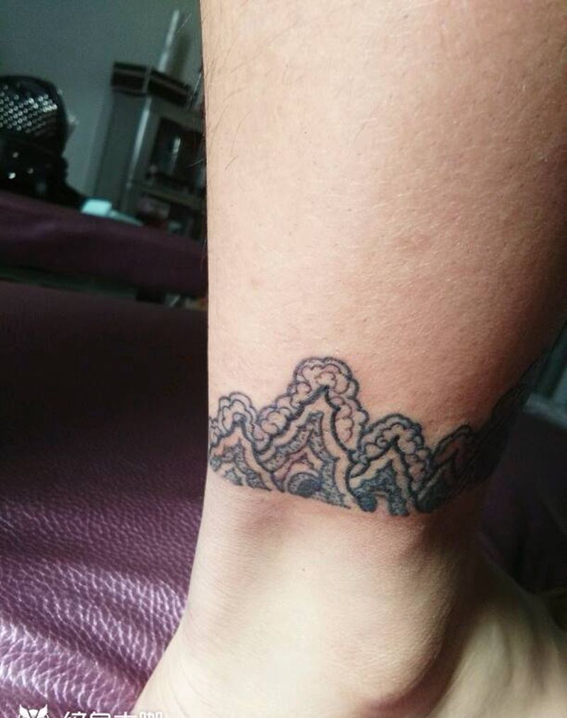 蒙古山纹身图片