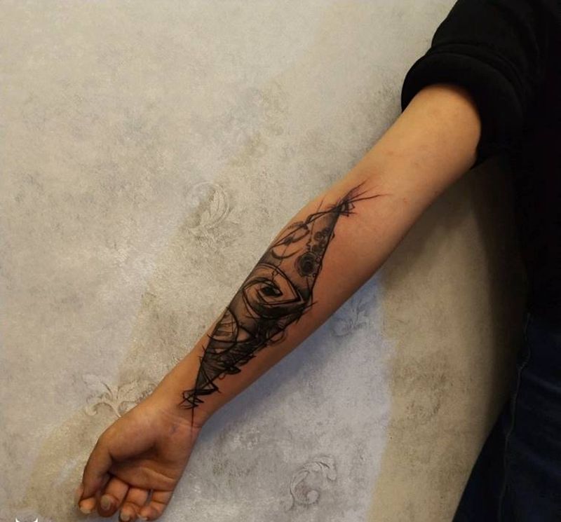 遮盖纹身图片_手臂纹身图案