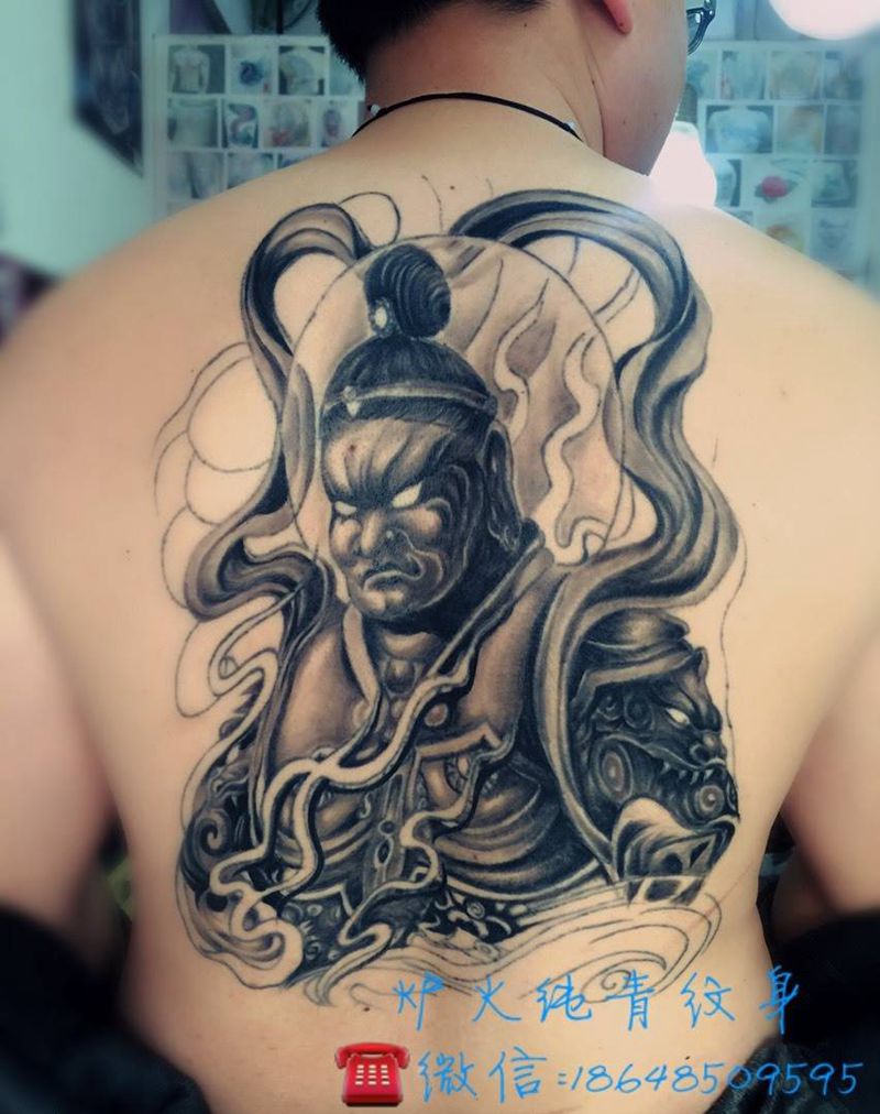 天神进行中……纹身图片