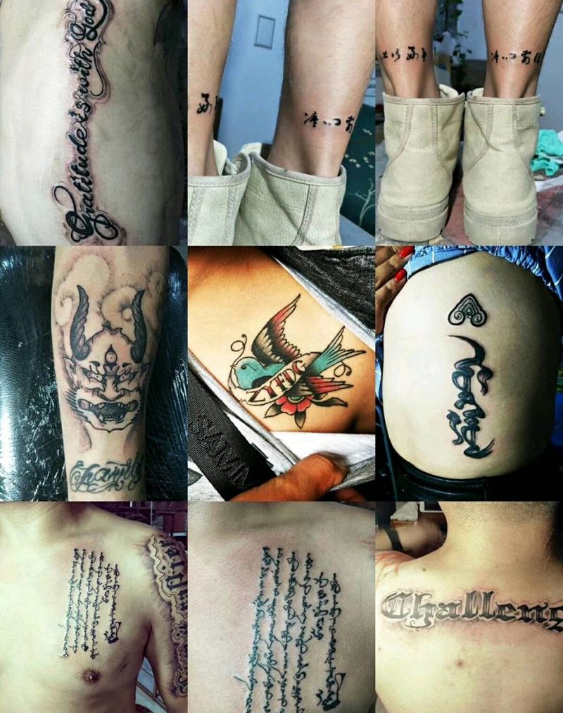 以往作品纹身图片_背部臀部新传统欧美写实纹身图案