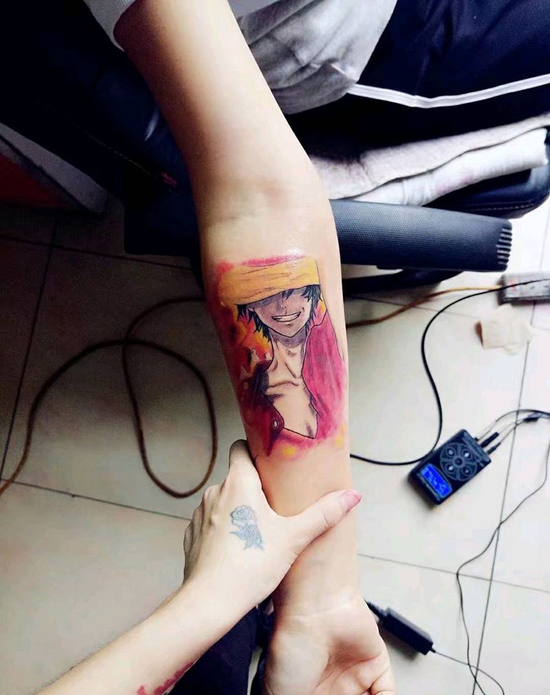 海贼王纹身图片