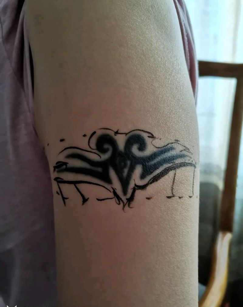 图腾臂环修改覆盖纹身图片_手臂图腾纹身图案