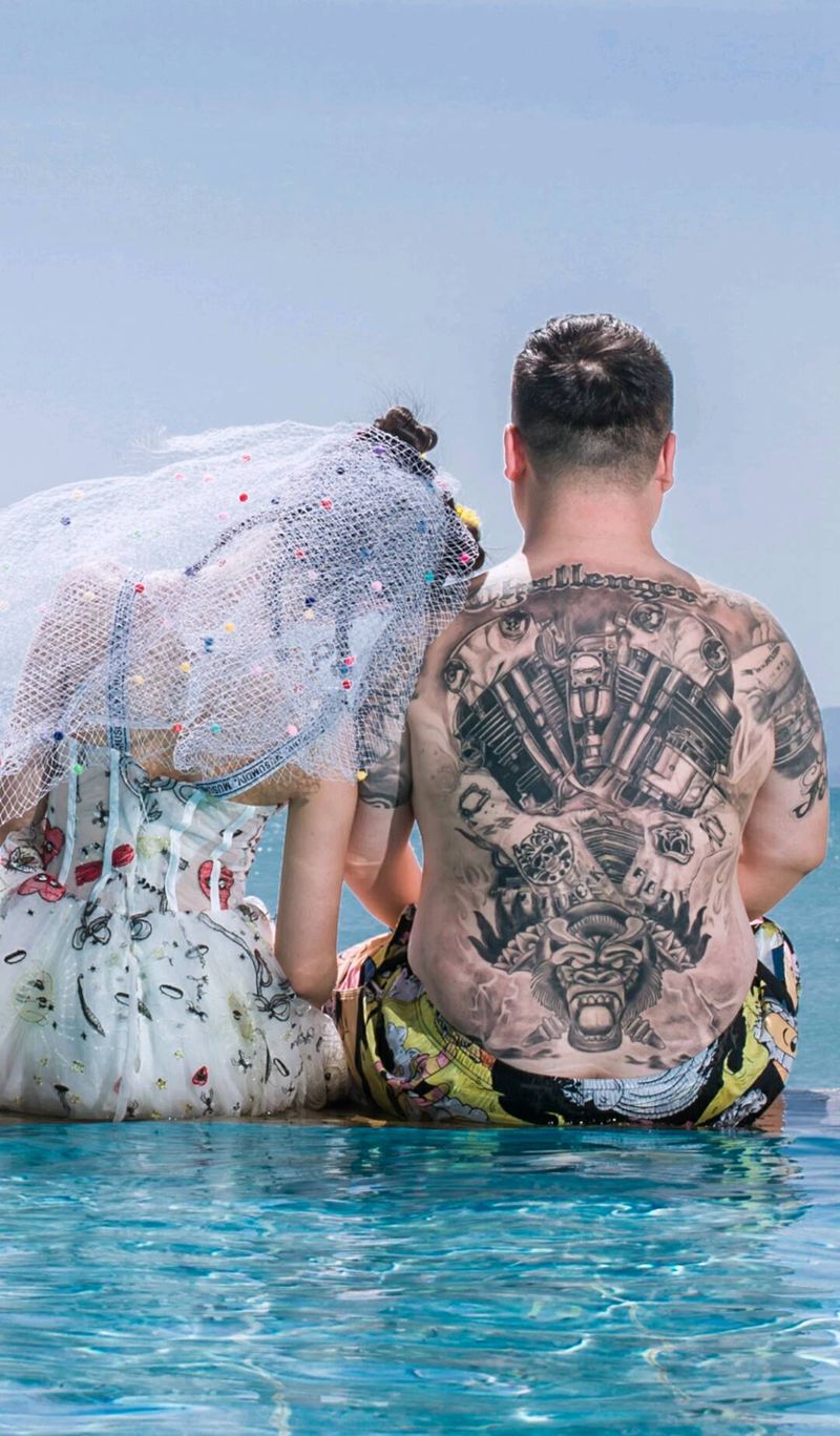 欧美满背参赛获奖作品纹身图片