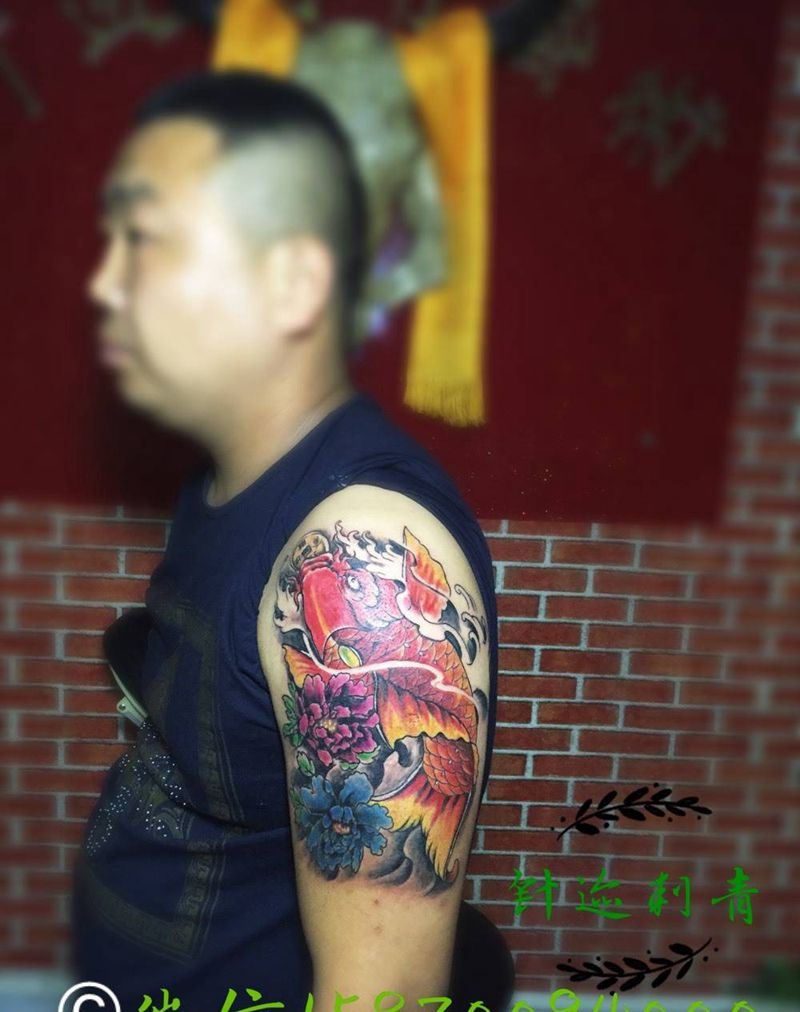 锦鲤纹身图片