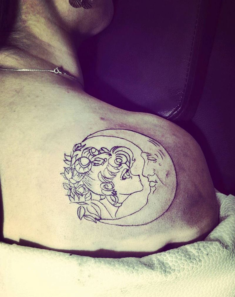 代表月亮灭了你们纹身图片