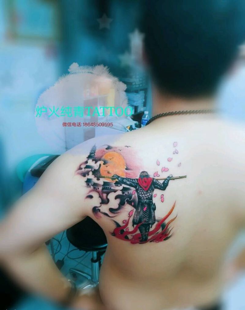 至尊宝纹身图片