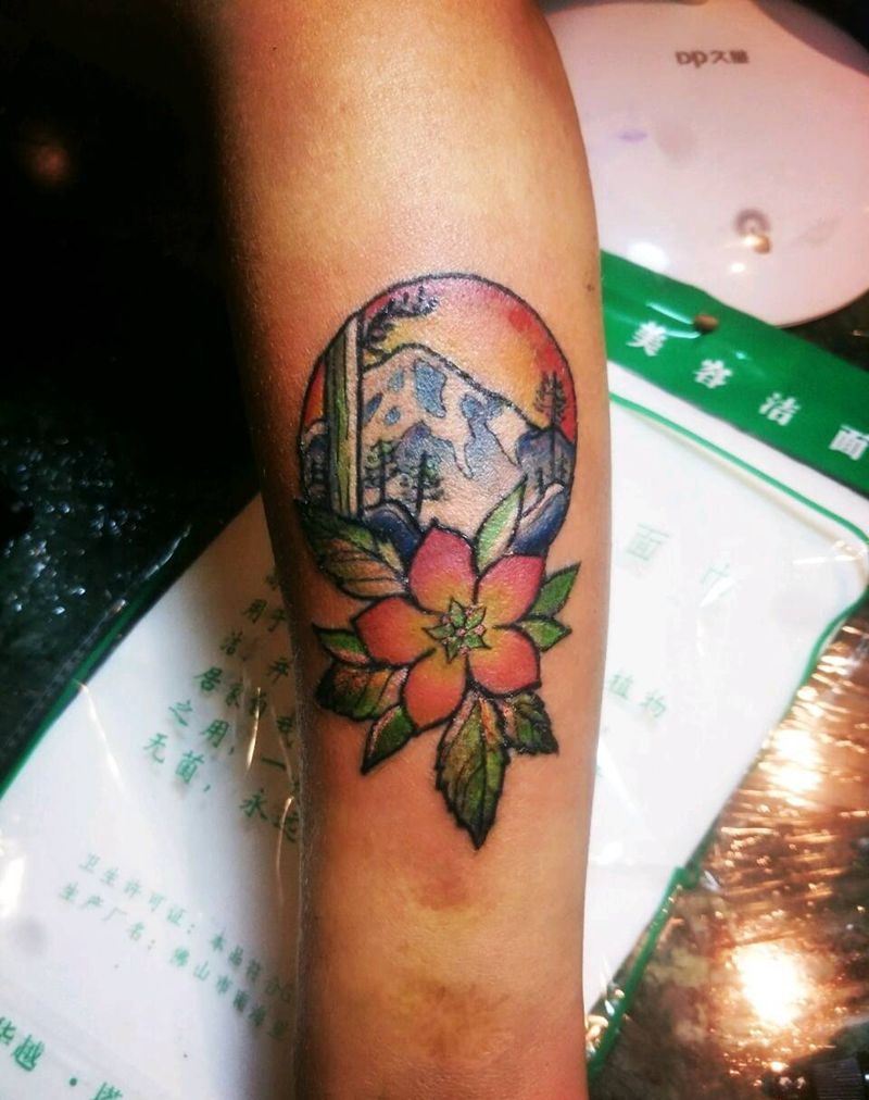 小图纹身图片_腿部欧美写实纹身图案