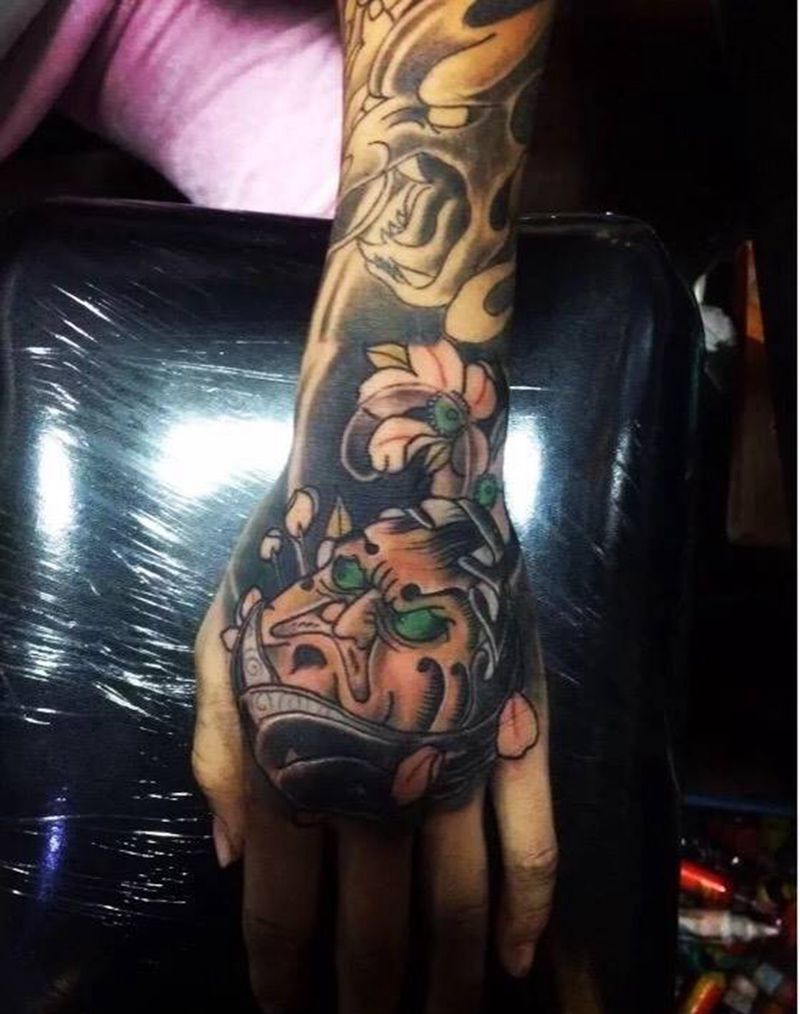 达摩蛋纹身图片