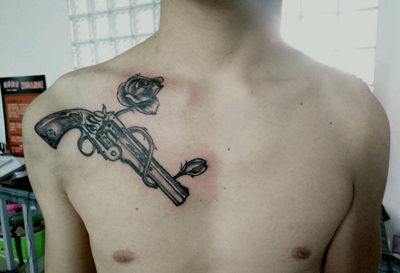 Guns N' Roses！纹身图片