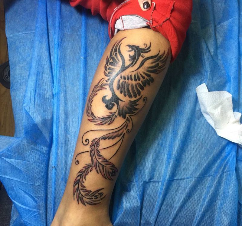 凤凰纹身图片