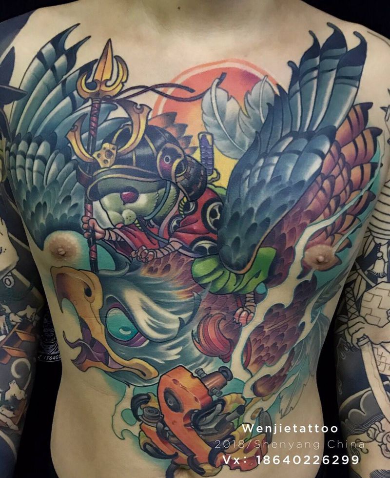 一个老鼠的故事纹身图片