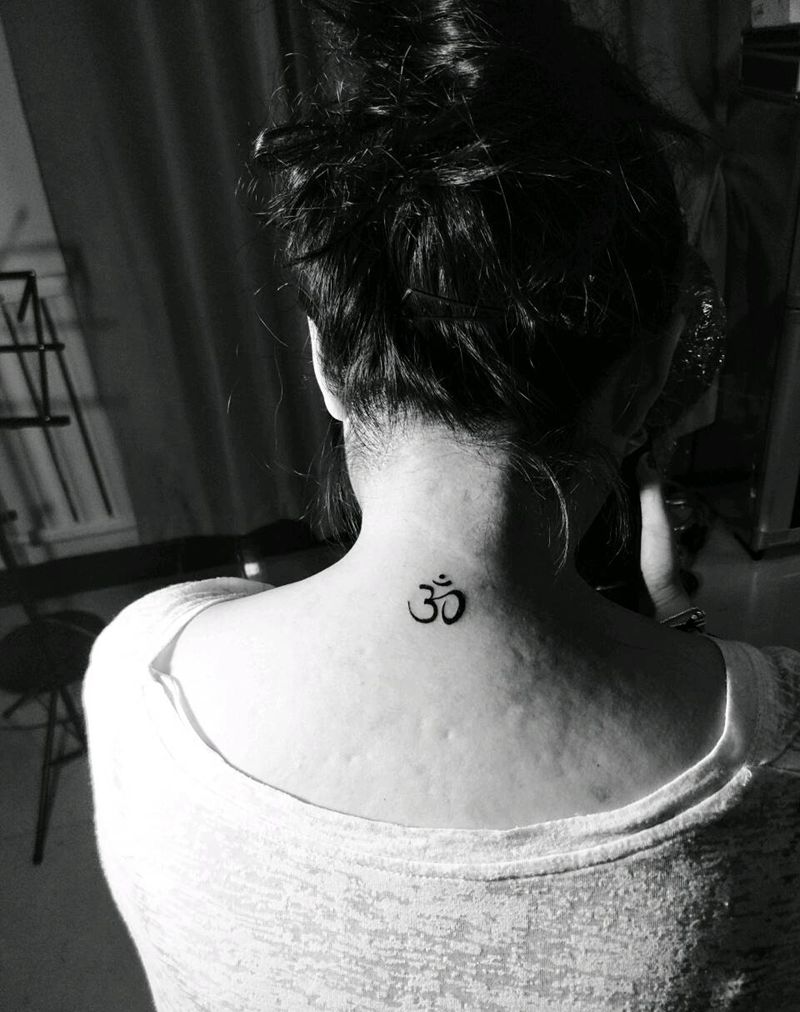 唯美梵文纹身图片