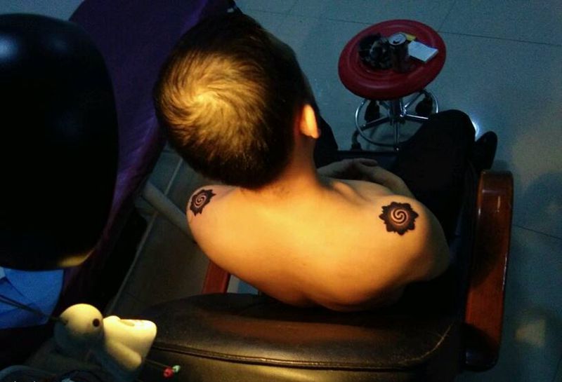 刺青花纹身图片