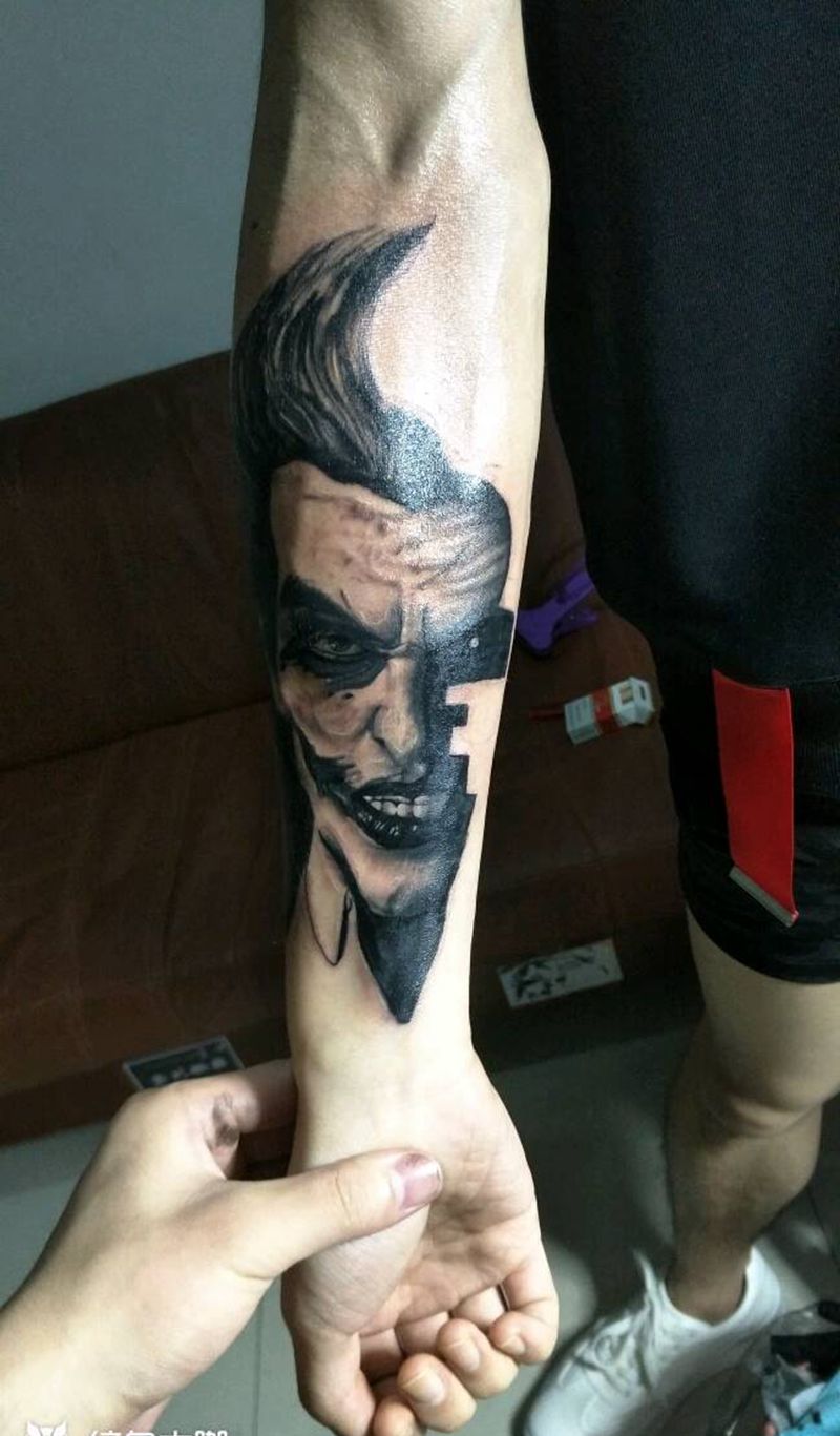 小丑纹身图片