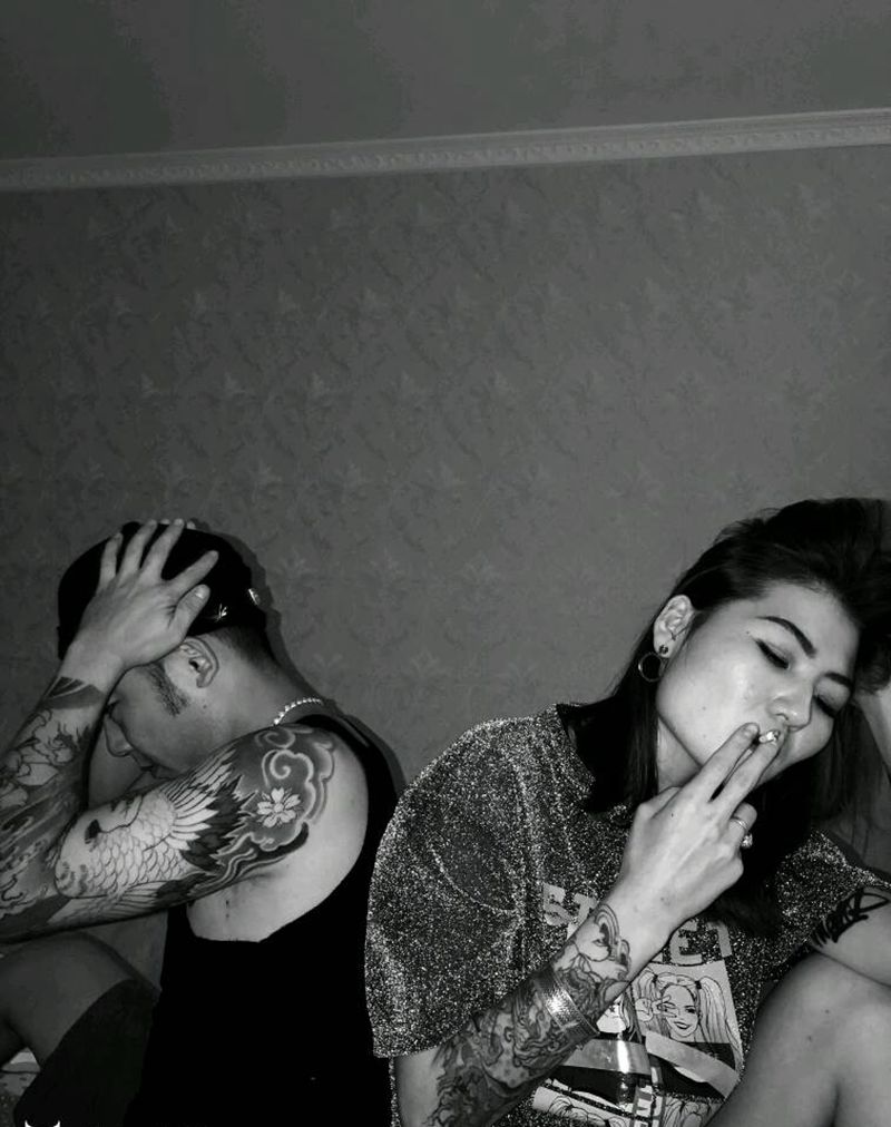 我们俩纹身图片