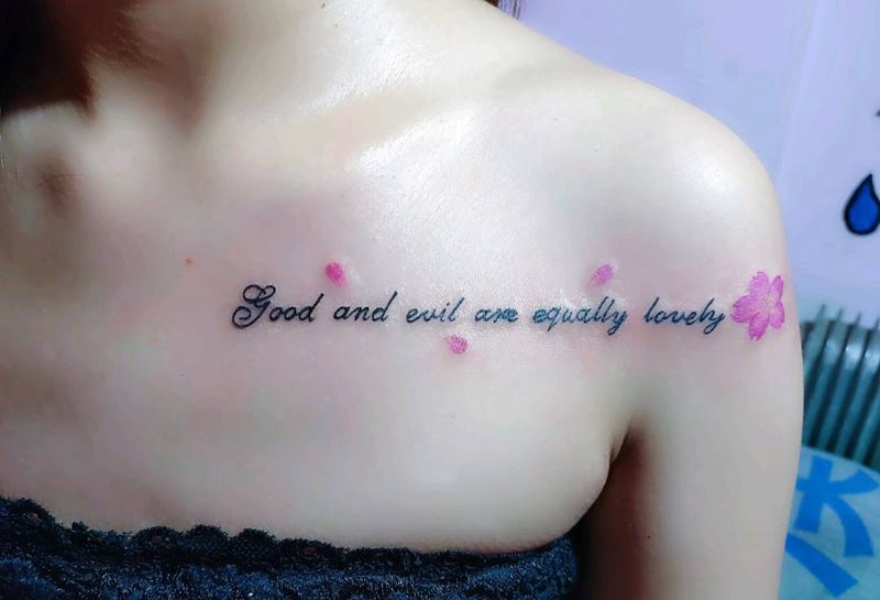 字母纹身图片_花体字纹身图案