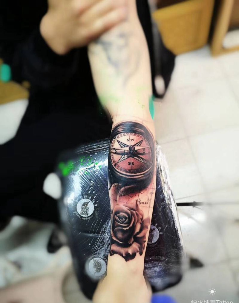欧美写实纹身图片_手臂欧美写实纹身图案