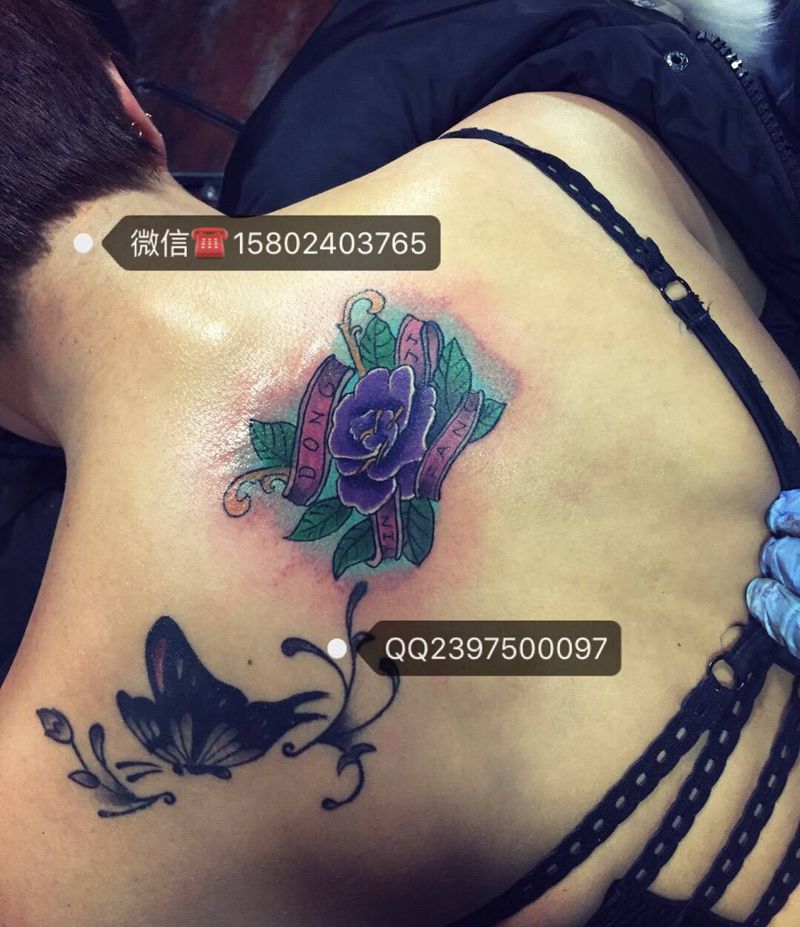 小花一朵纹身图片