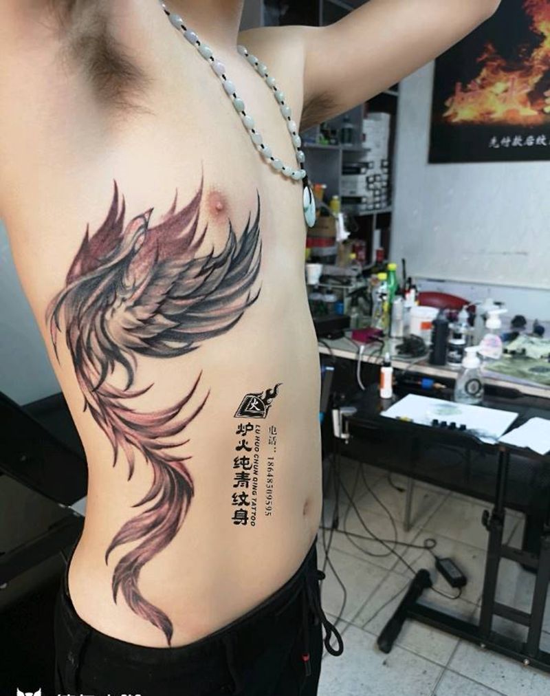 凤纹身图片