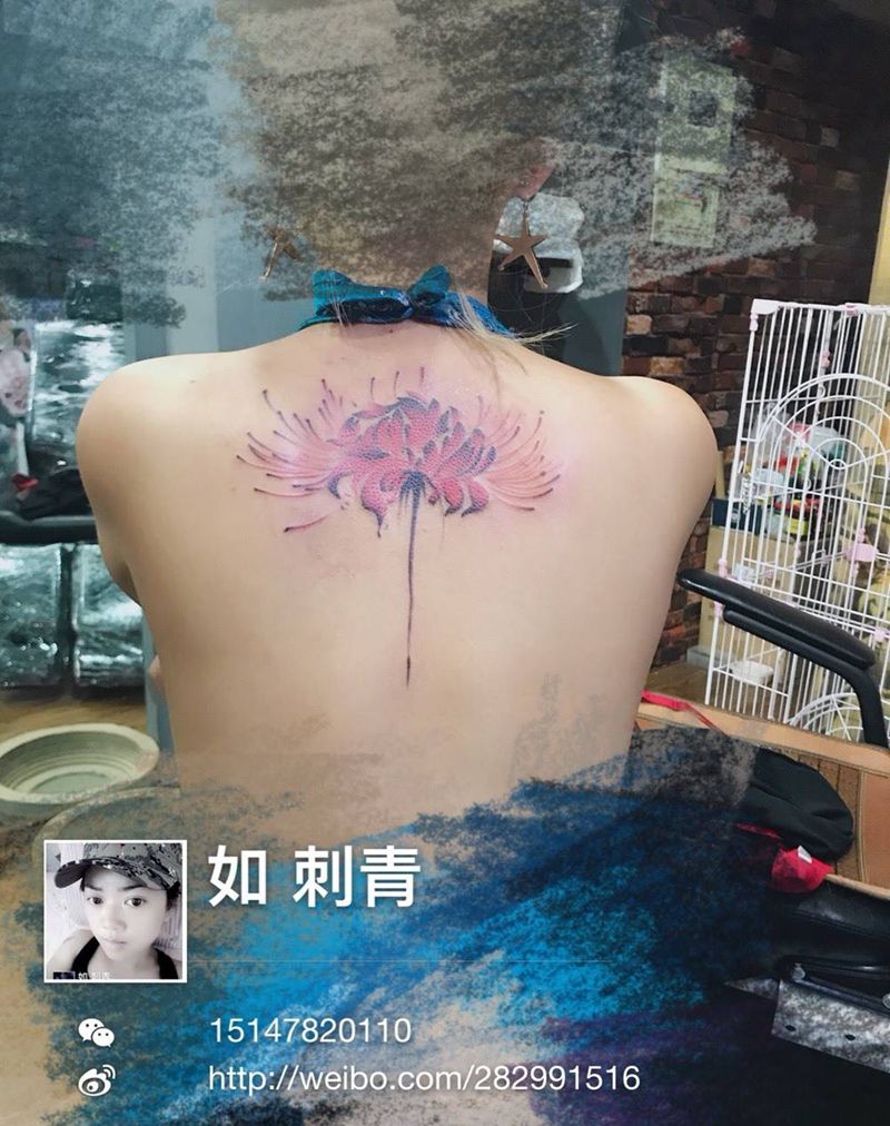 彼岸花纹身图片