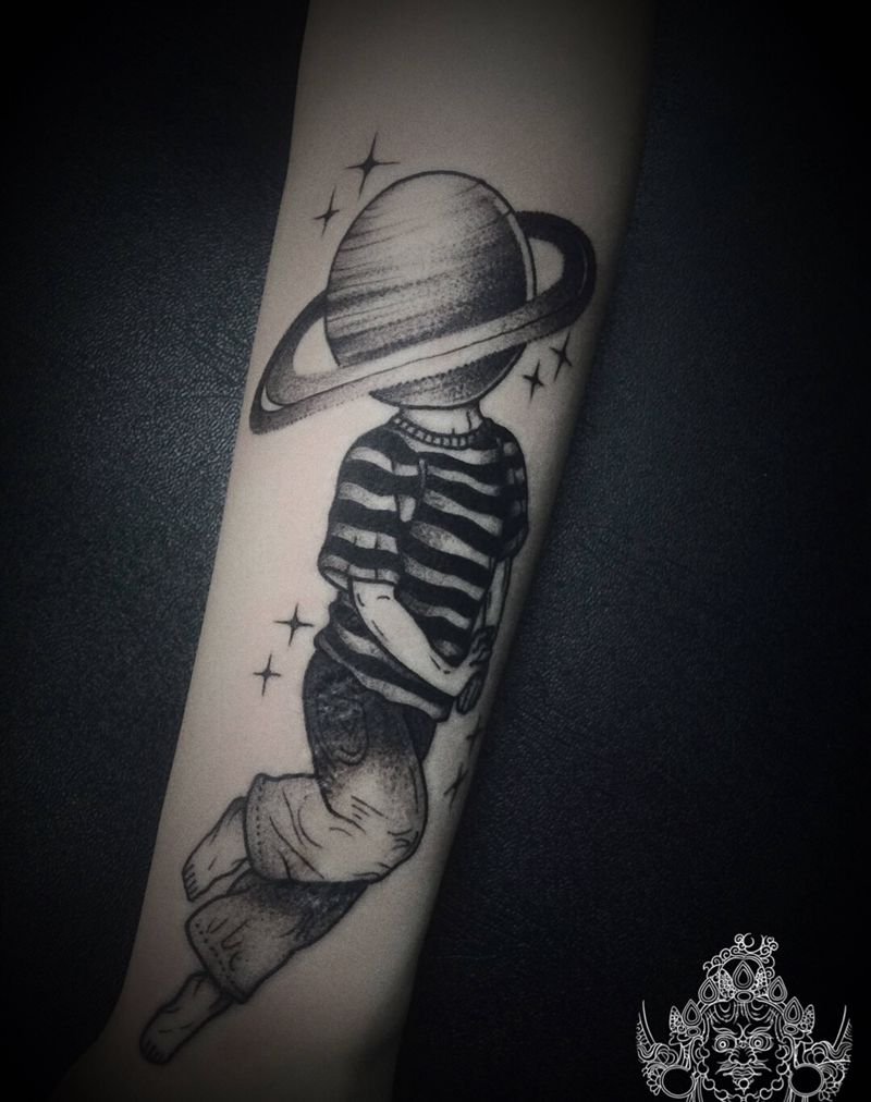 个性小图纹身图片_手臂点刺图腾纹身图案