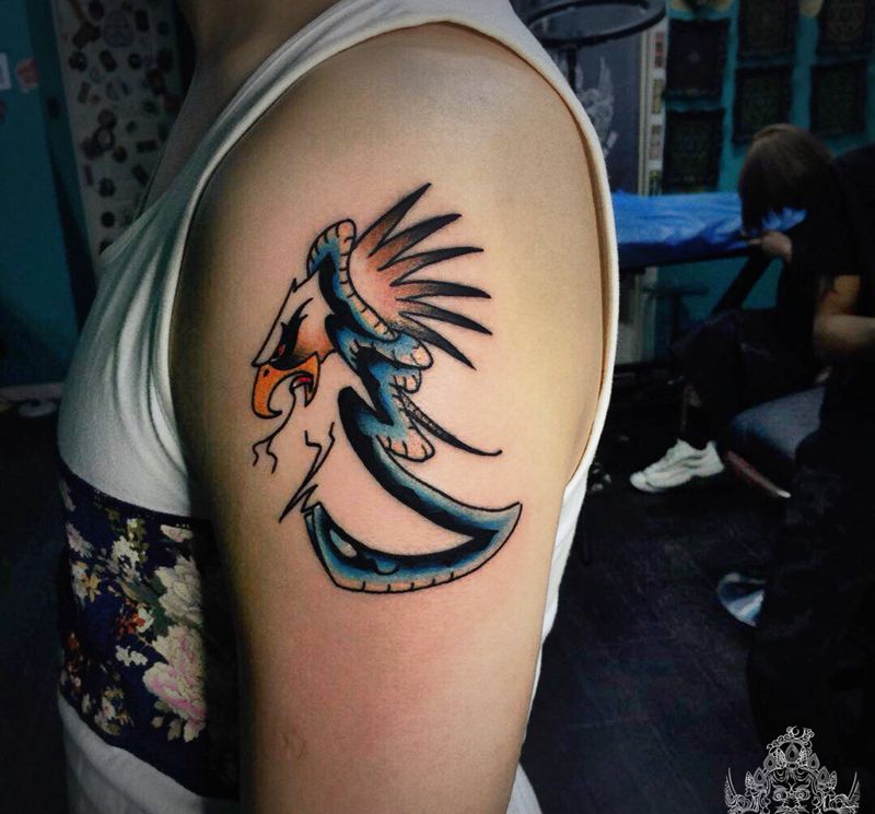 彩色小图纹身图片_手臂小清新纹身图案