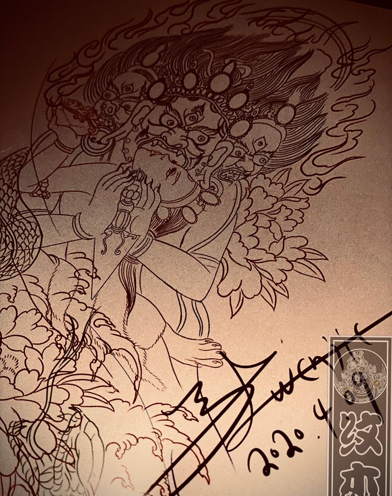 客稿，期待上身效果纹身图片_手臂新传统纹身图案