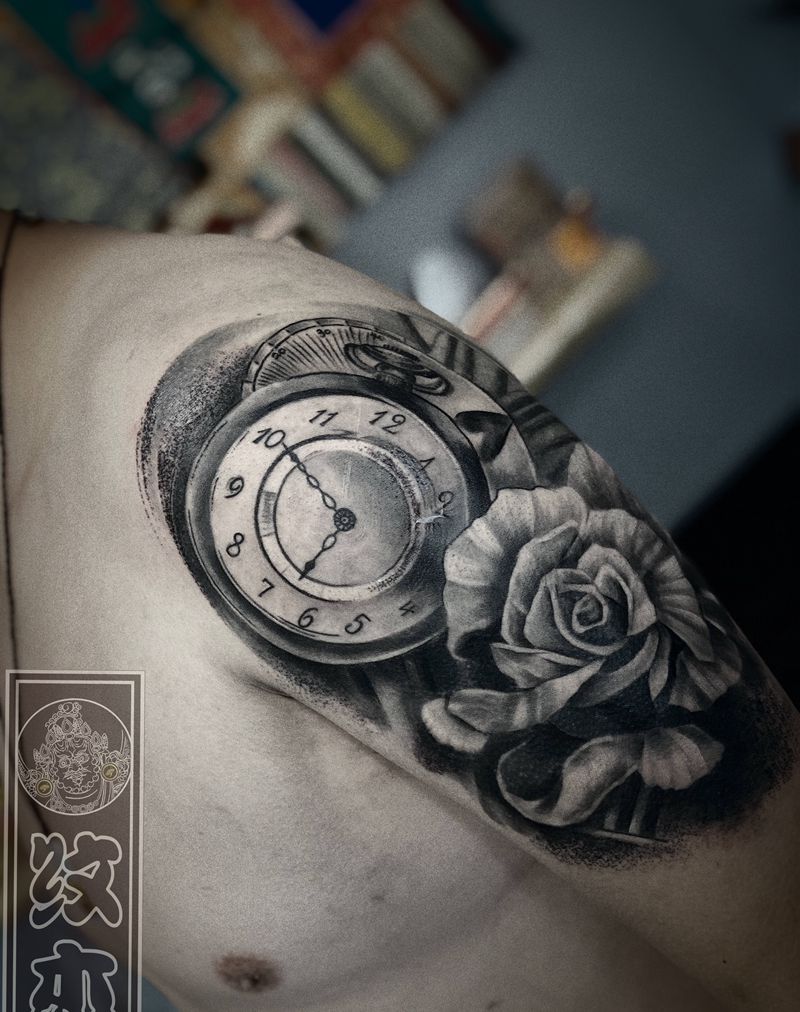 修改，初步完成纹身图片_手臂欧美写实纹身图案