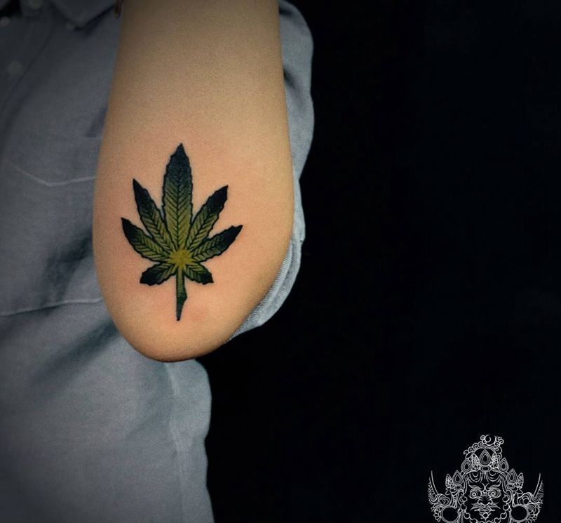 精致小图纹身图片_手臂Old School纹身图案