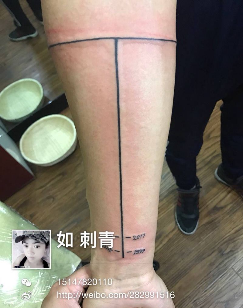 时间轴纹身图片