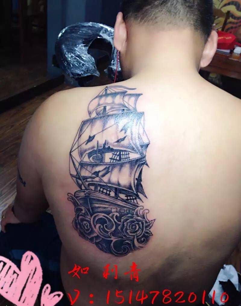 一帆风顺纹身图片