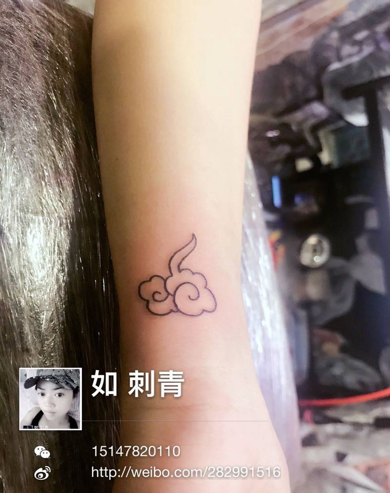 祥云纹身图片